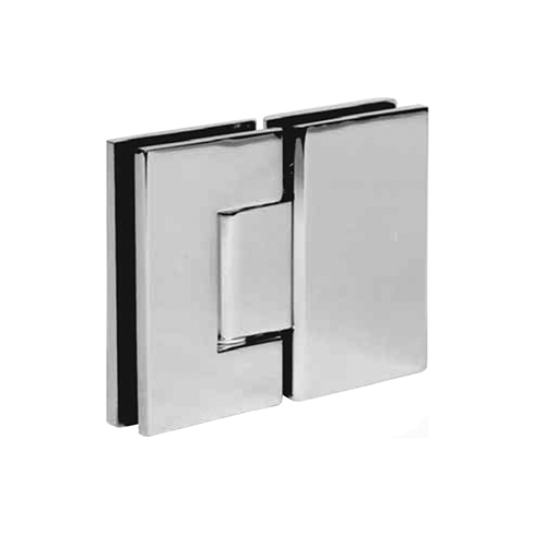 180 degree hinge for frameless shower glass