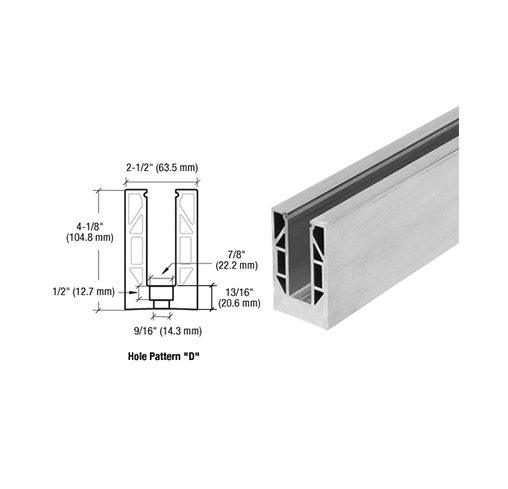 Base shoe structural channel for frameless glass panels