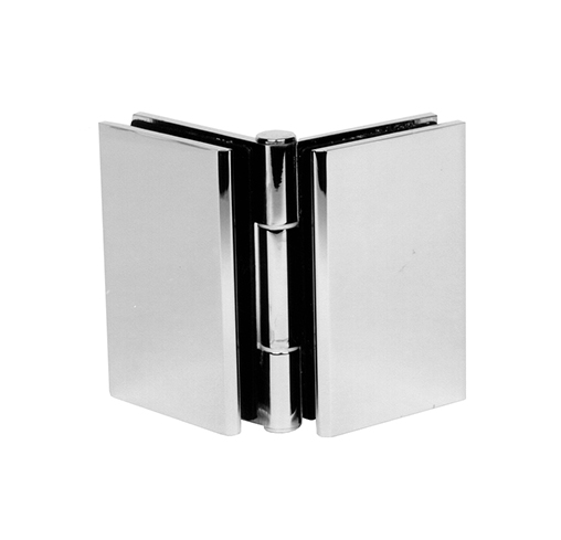 Hinge for a frameless glass bath screen