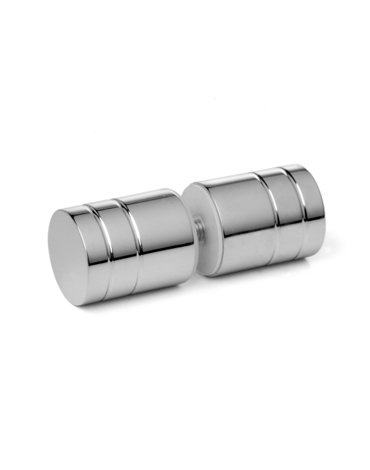 Door knob for a frameless glass shower door