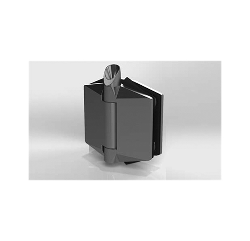 Hinges for a frameless glass pool gate