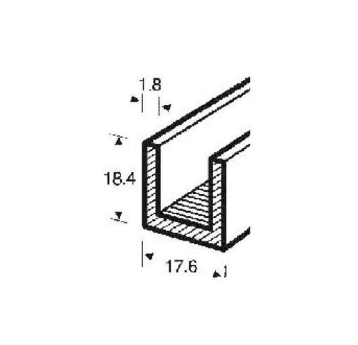 Wall channel for securing frameless shower glass