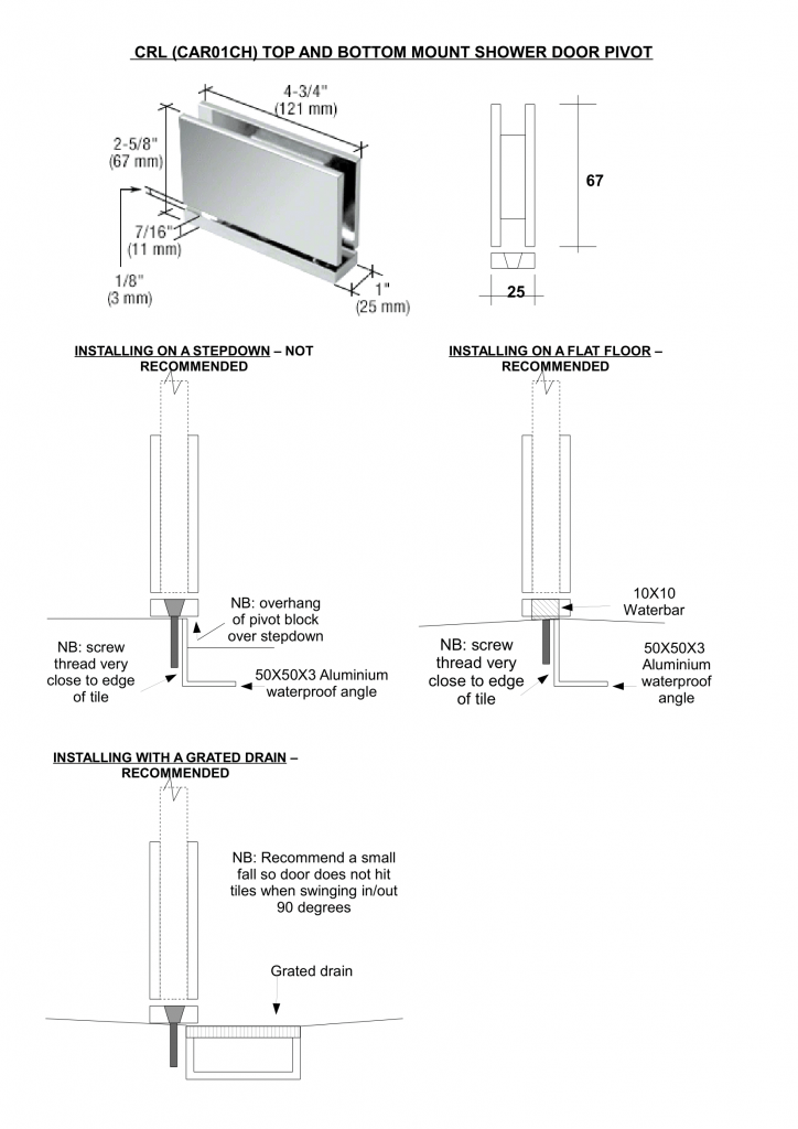 Technical Specification | A&D Frameless Glass